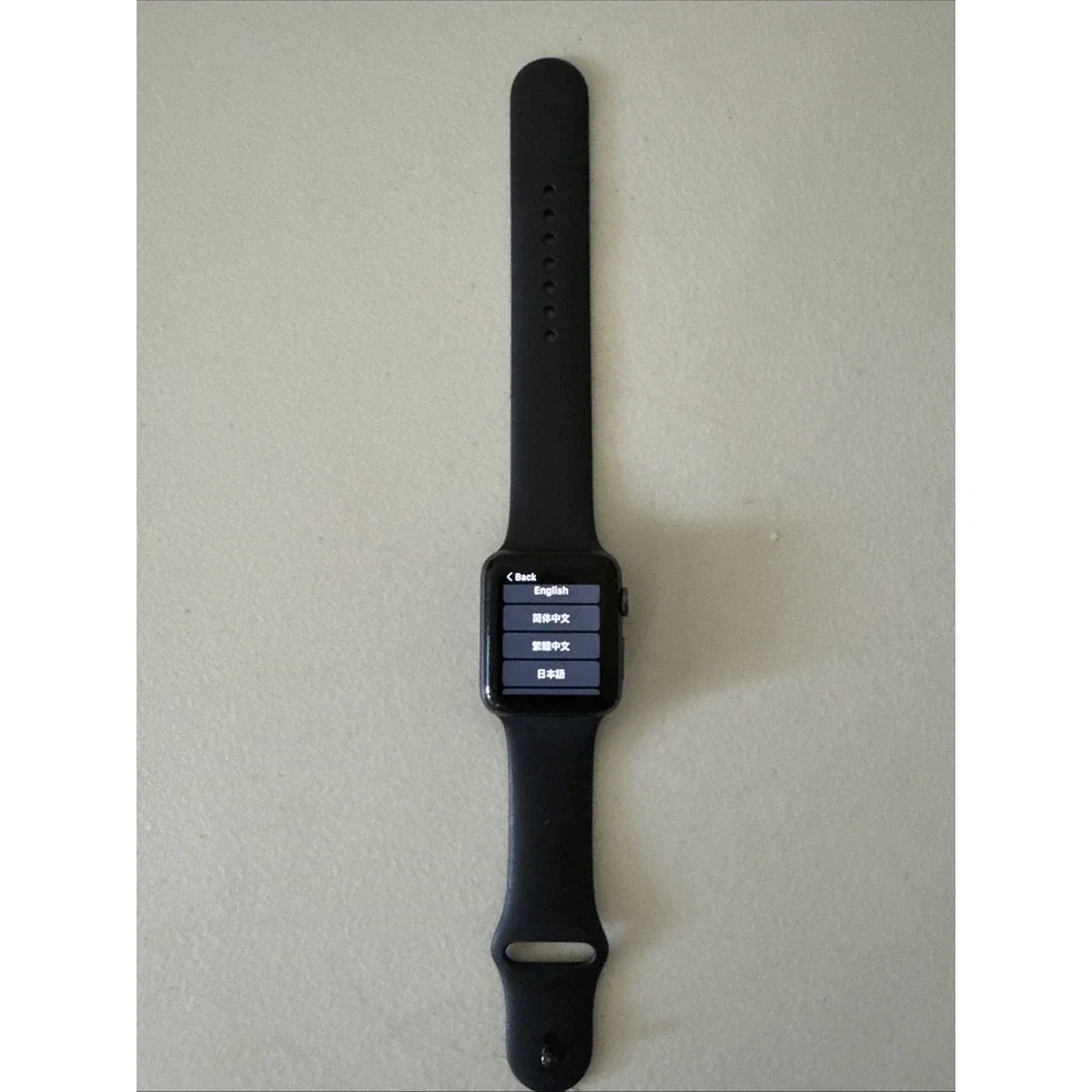 Apple watch series3-42mm-aluminum case-10N-x- ceramic back-GPS-LTE-WR-50M